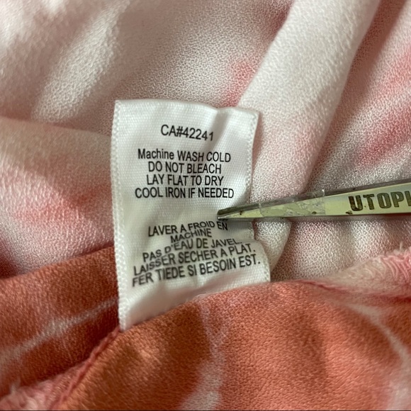 YOUNG FABULOUS & BROKE CARMEN TIE FRONT TOP MEDIUM - Picture 6 of 6